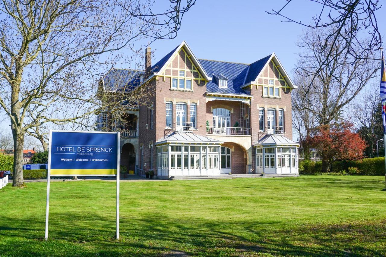 Rijksmonument Hotel De Sprenck Middelburg Eksteriør billede